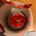Waterford Lismore Diamond Red Ball Ornament