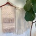 New Anthropologie Pink Boho Tassel Fringe Chenille Throw Blanket - 50 x 60