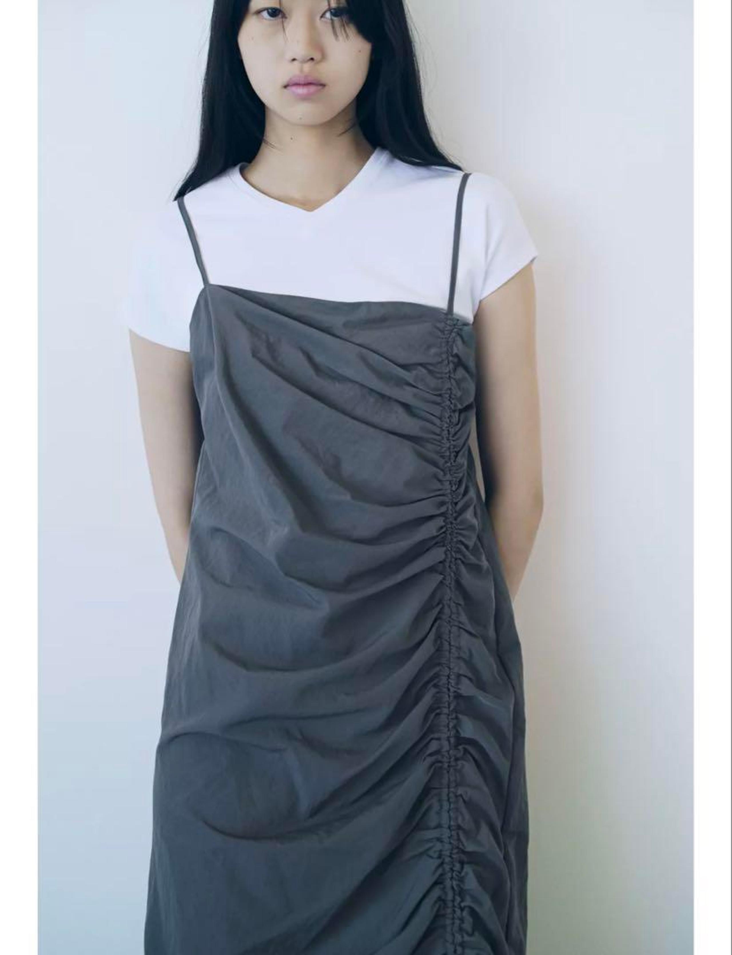 ZARA Draped Nylon Dress