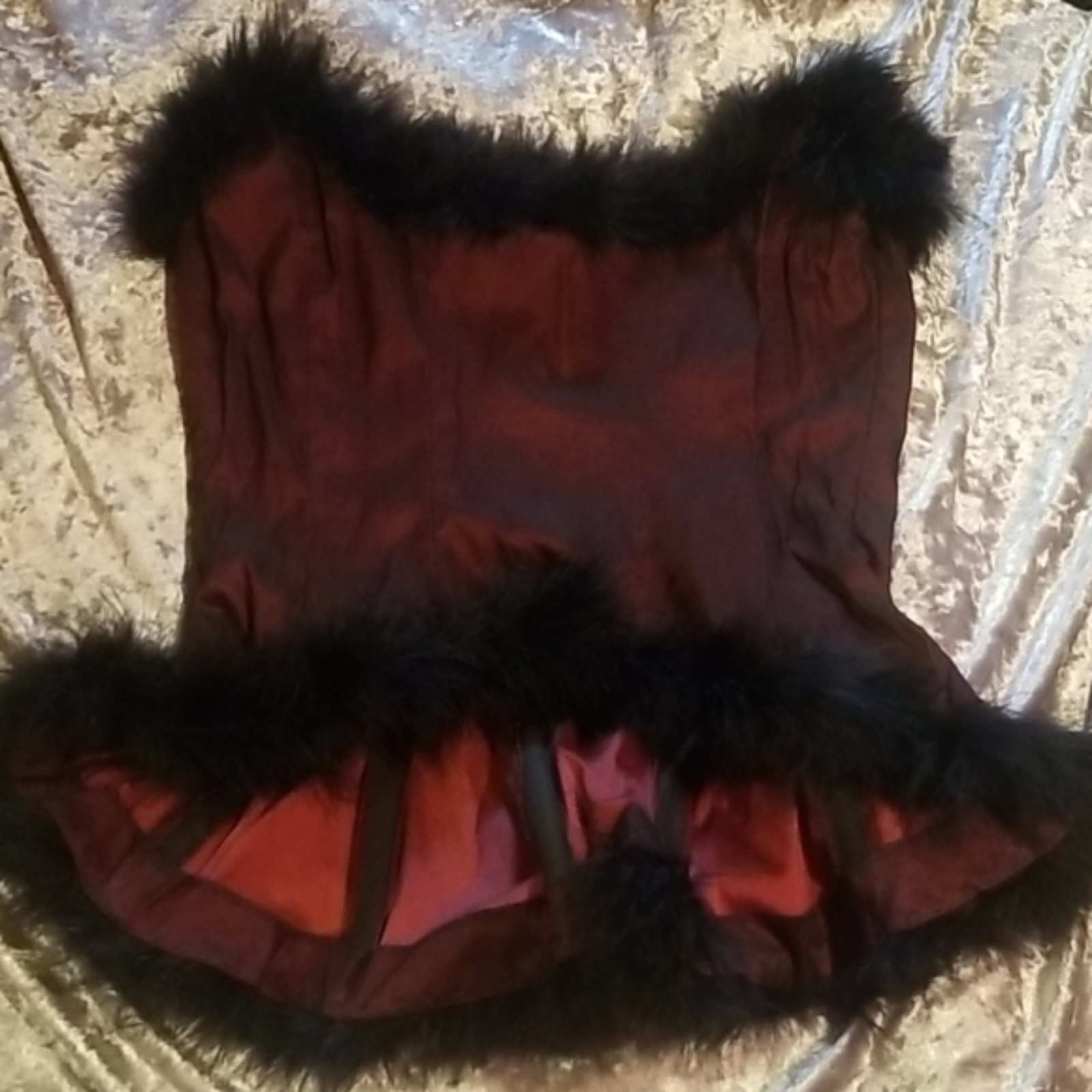 Vintage Victoria's Secret feather bustier