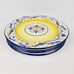 Pier 1 Imports MIRANDELA Hand Painted Portugal Earthenware Dinner Plates Set/4