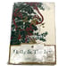 Holly & Ivy BARDWIL Christmas Season Linens Gretchen Floral Table Cloth 60x102