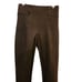 SPANX Rich Chocolate Faux Suede Leggings Seamed Pull-On Pants Chic Casual Sz S