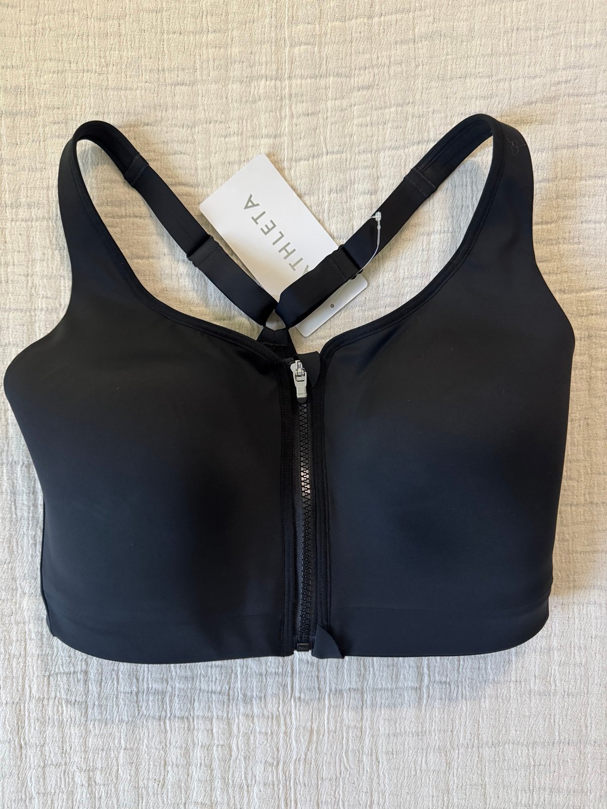 Athleta advance zip front bra