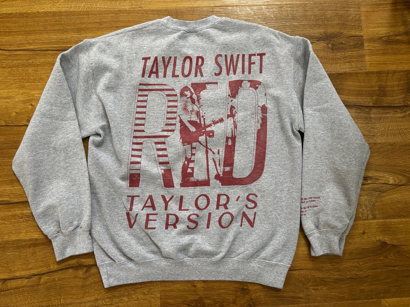 Taylor Swift Loving Him Was Red Crewneck