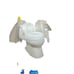 AquaSense raised 4” toilet seat for a safer bathroom SKU 2933