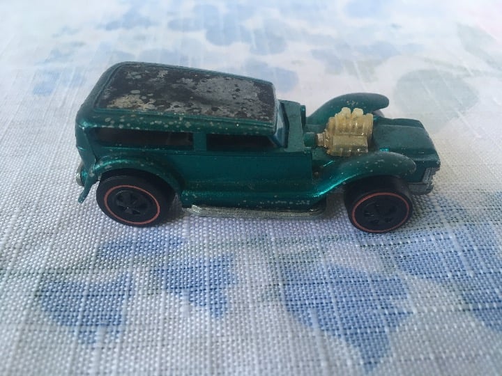 1969 Hot Wheels REDLINE Demon Green/Blue