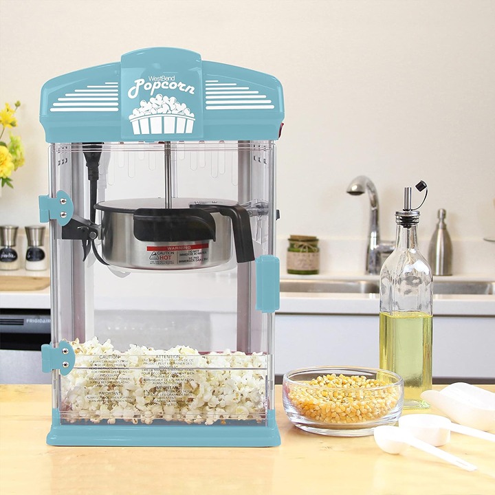 Stir Crazy Movie Theater Popcorn Popper, Gourmet Popcorn Maker