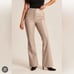 Abercrombie vegan leather beige pants