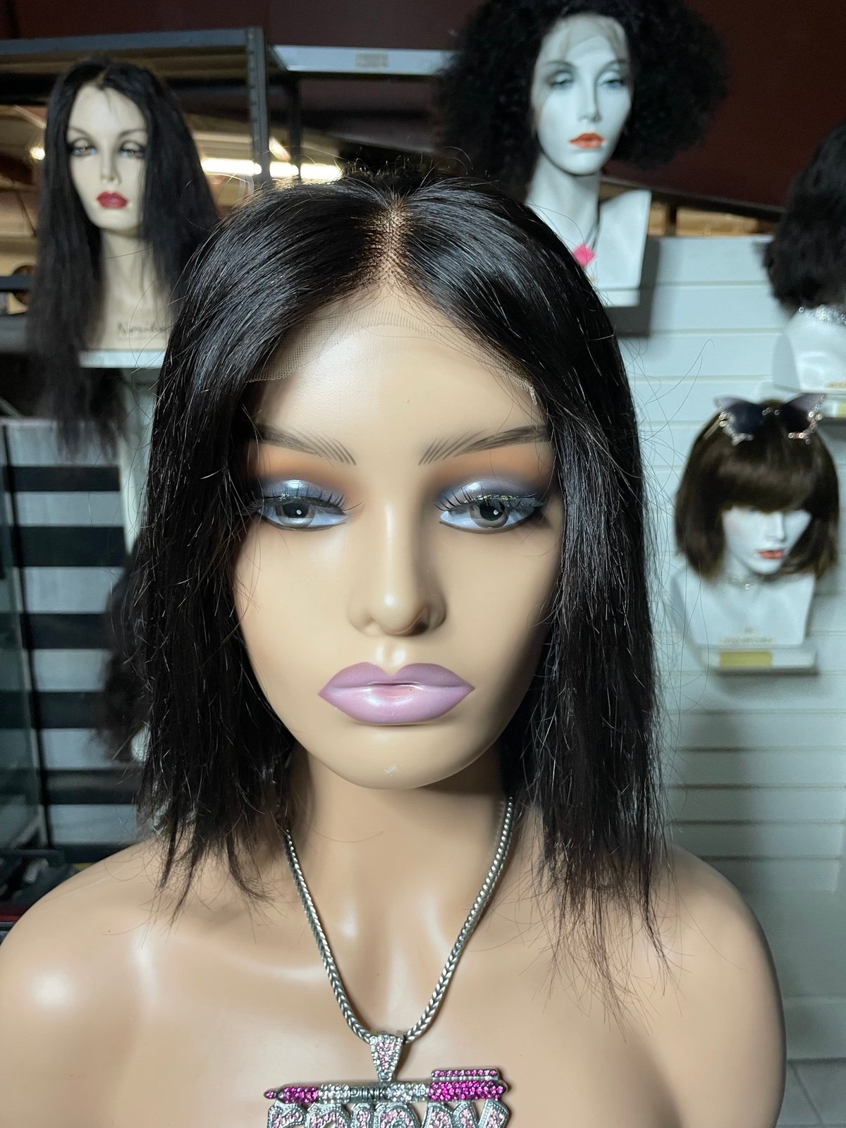 10in Human Hair bob wig