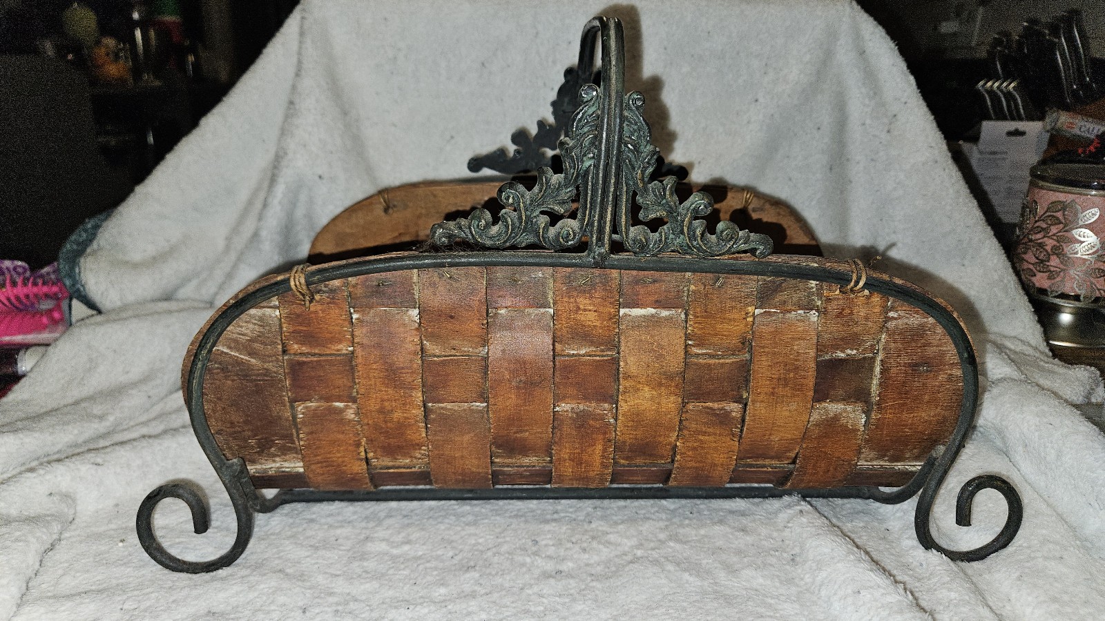 Vintage Old Primitive Basket