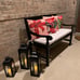Merry Christmas Let It Snow Joy Stripes Gift Box Throw Pillow Cover