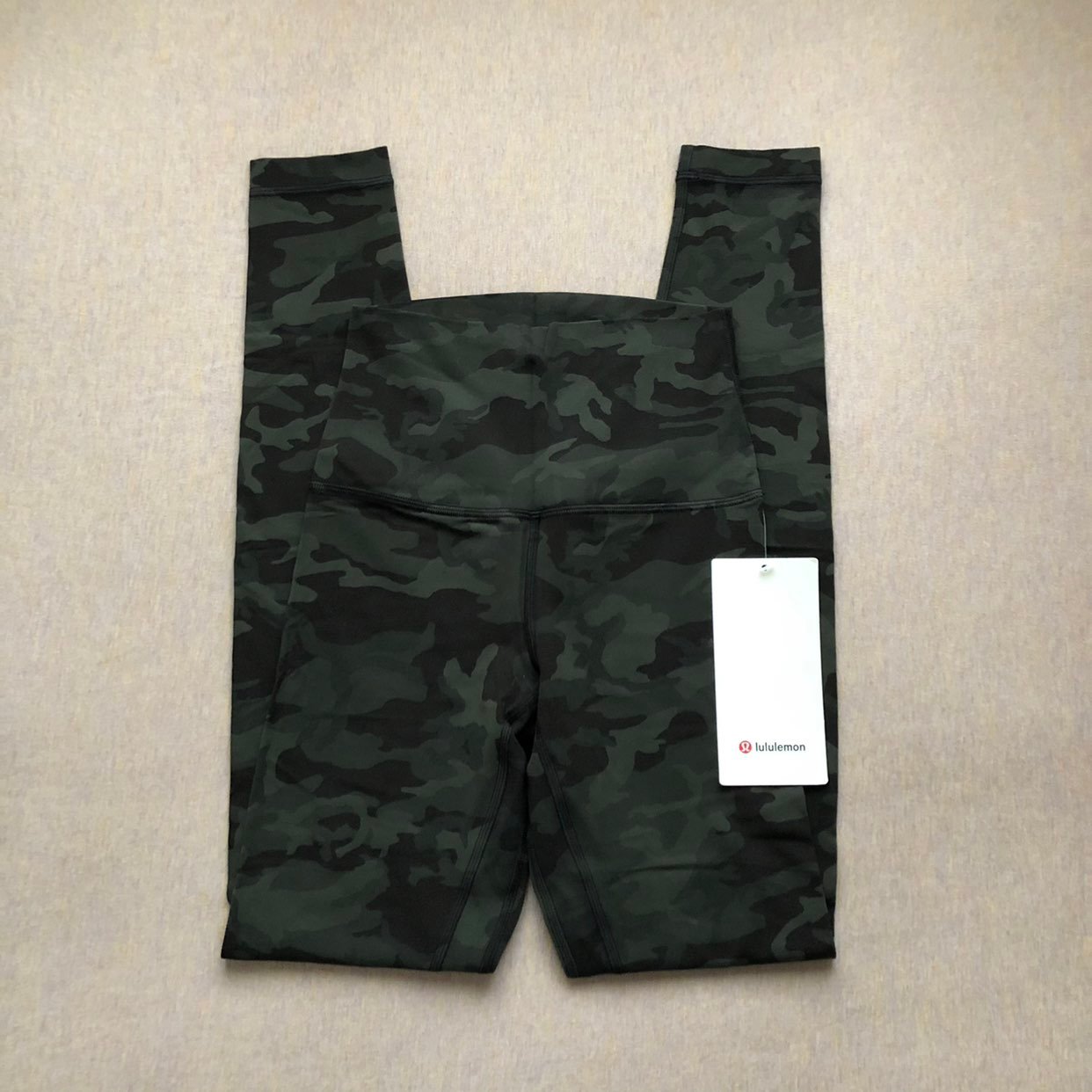 Lululemon green camo align pant