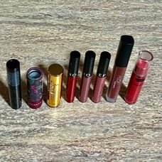 Bundle of 3-Sephora, 1-Huda, 1-Ulta Beauty, 1-Be pure lip jelly, 1-Almay, & more