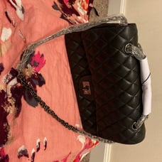 Black quilted Luxourious Handbag
