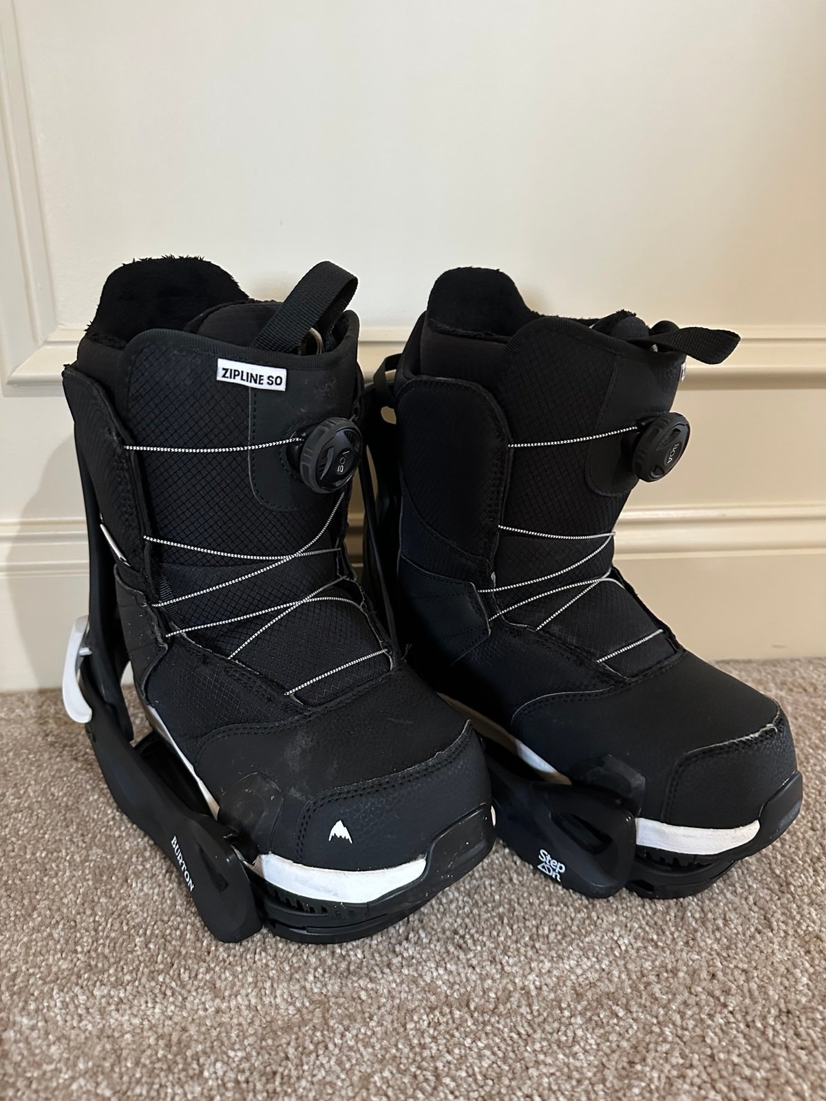 Burton step on boots