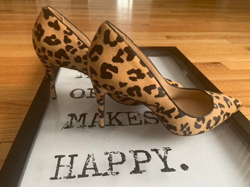 Vince Camuto Pony/Calf Hair Pump