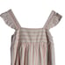 Draper James Maddie Light Pink Striped Babydoll Linen Mini Dress Size L