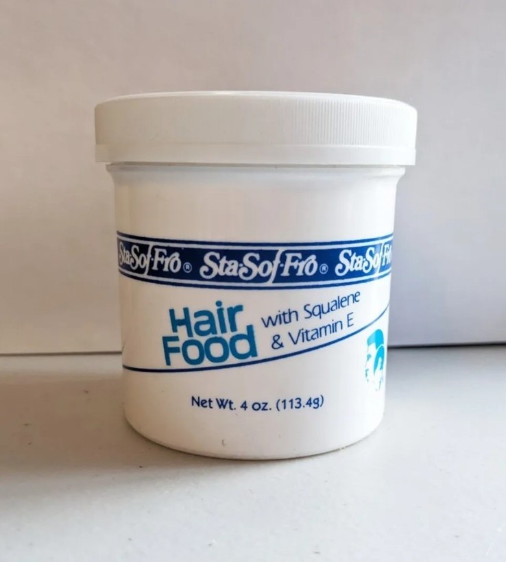 (1) Sta-Sof-Fro Hair Food with Squalene & Vitamin E 4oz NEW Hard to Find