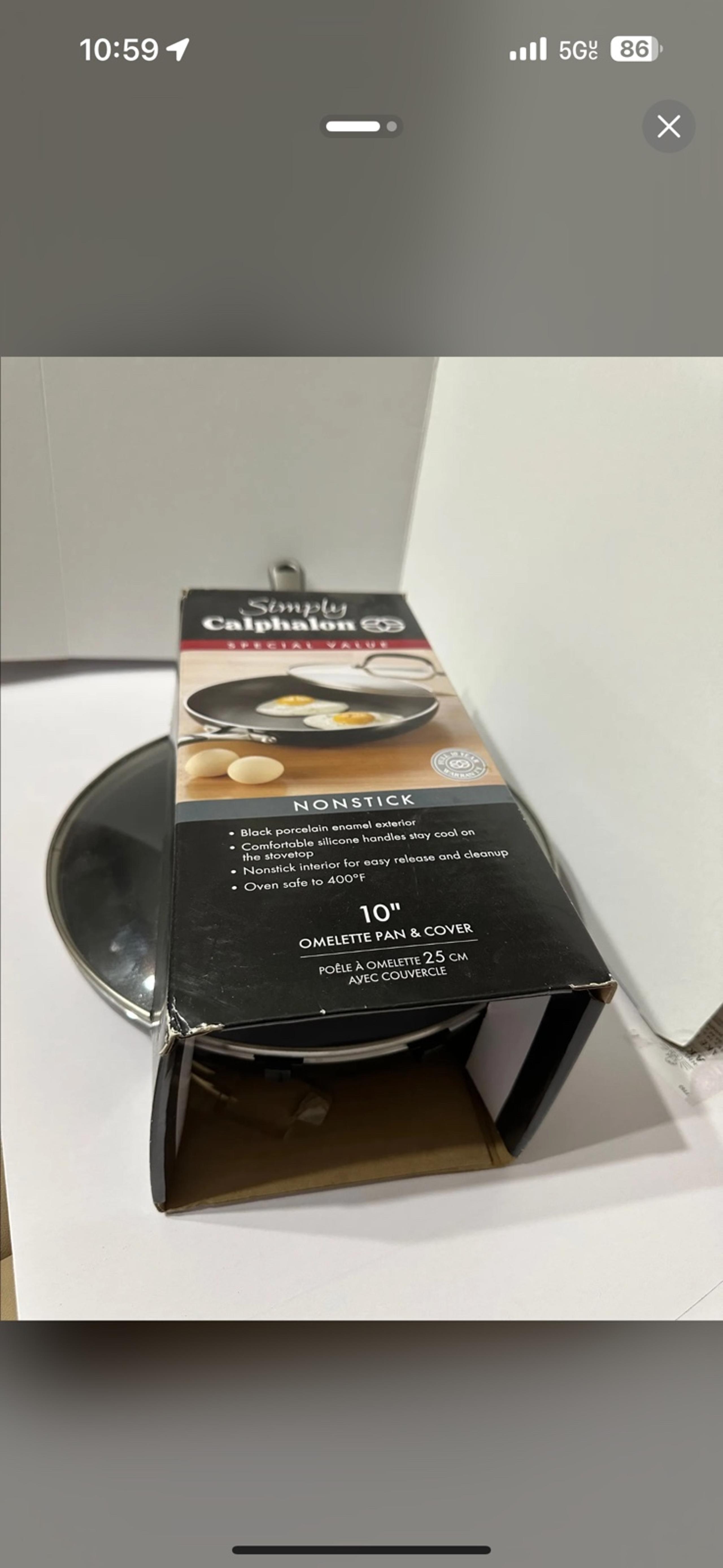 PENDING Simply Calphalon 10” skillet with lid