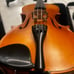 Violin : Carlo Robelli with bow and shoulder rest