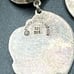VTG 1994 Signed Brenda Schoenfeld Sterling Silver Clip On Dangle Drop Earrings