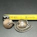 VTG 1994 Signed Brenda Schoenfeld Sterling Silver Clip On Dangle Drop Earrings