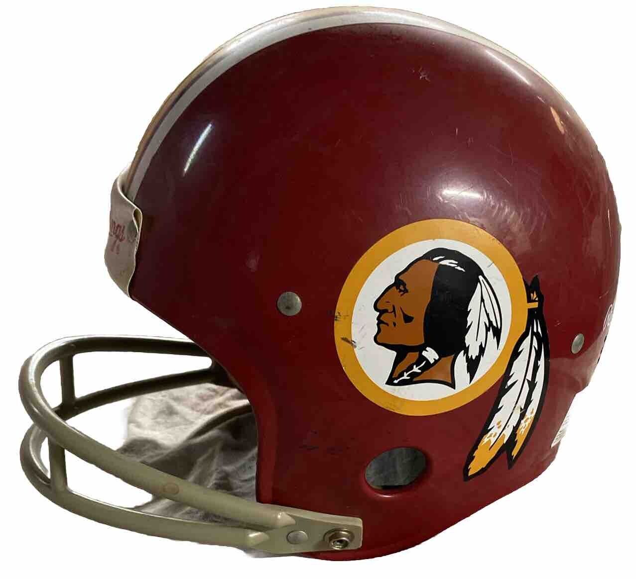 Washington Redskins Football Helmet Vintage Medium Rawlings 2-Bar Throwback