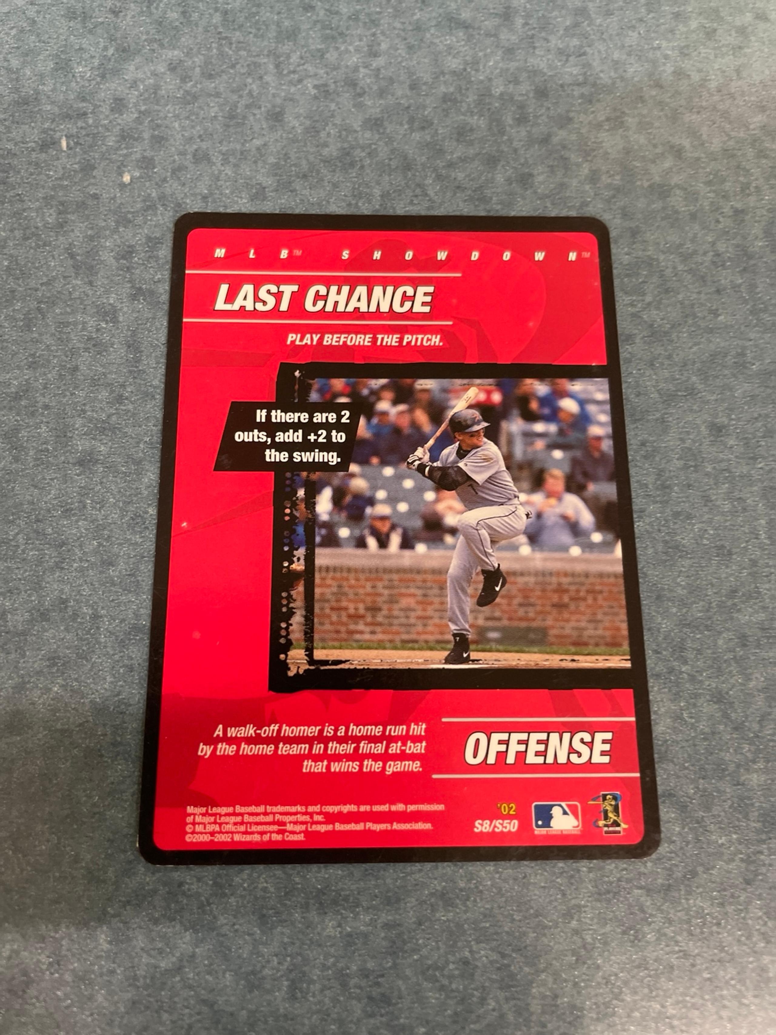 MLB Showdown 2002 Wizards Of The Coast Last Chance