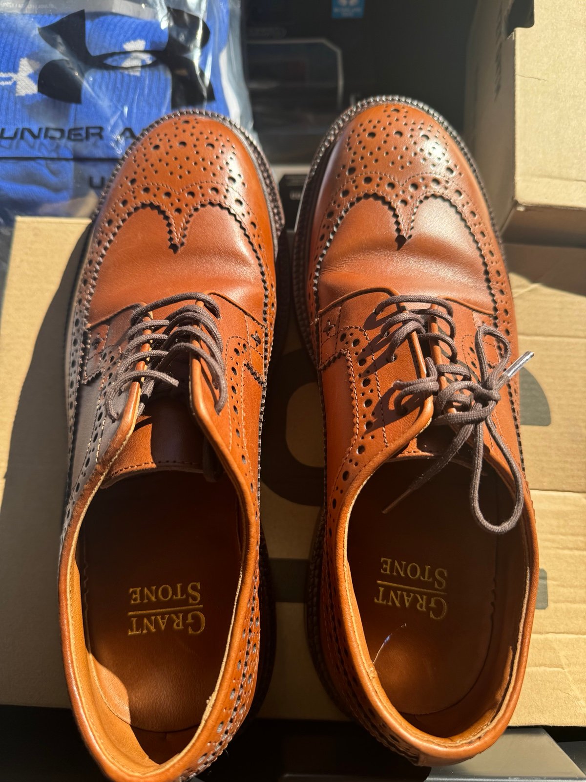 Grant stone dress shoes