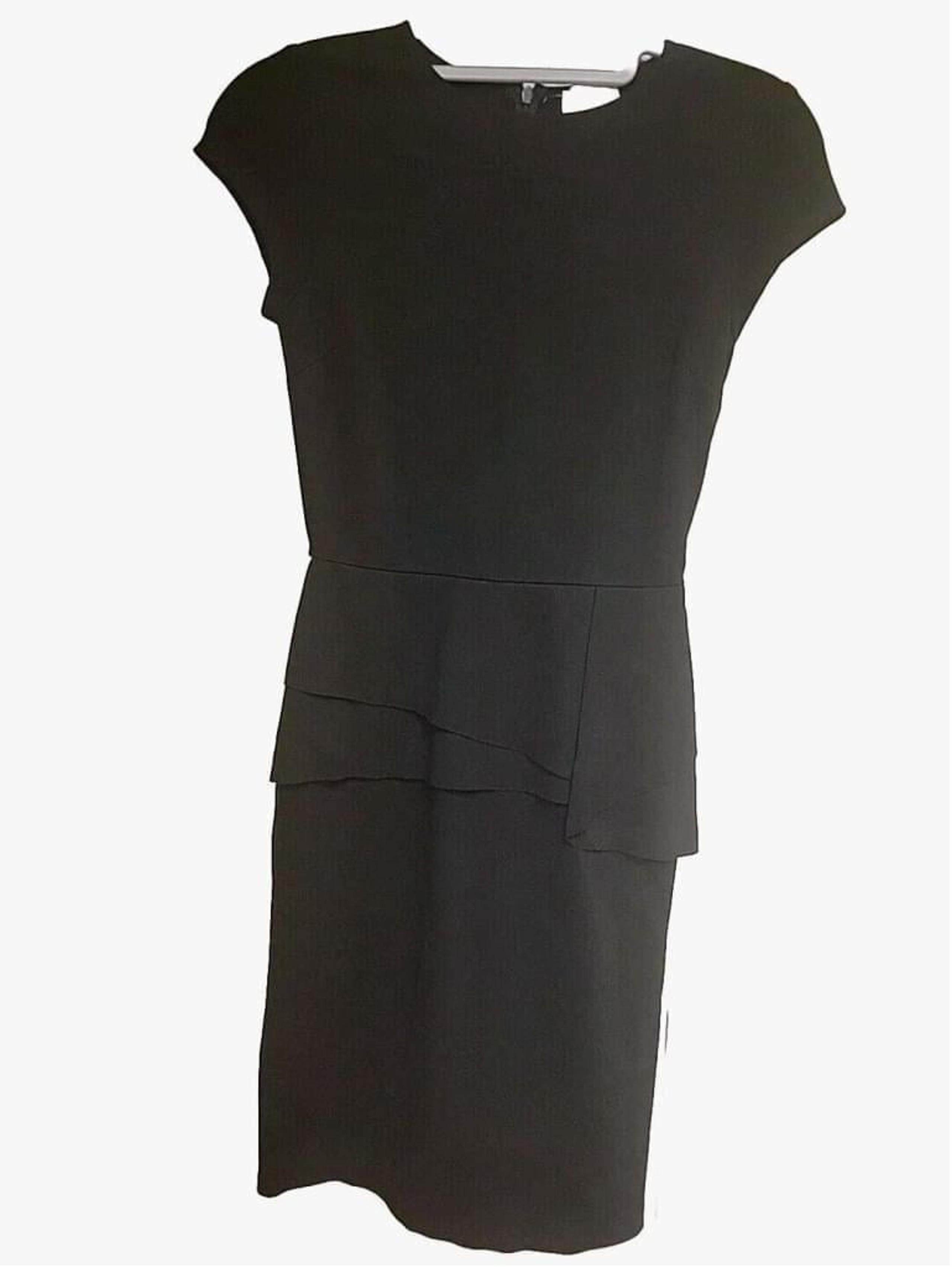 Love...Ady #23780 Women's Cocktail Party Short Sleeve Layered Dress Black Sz. XS