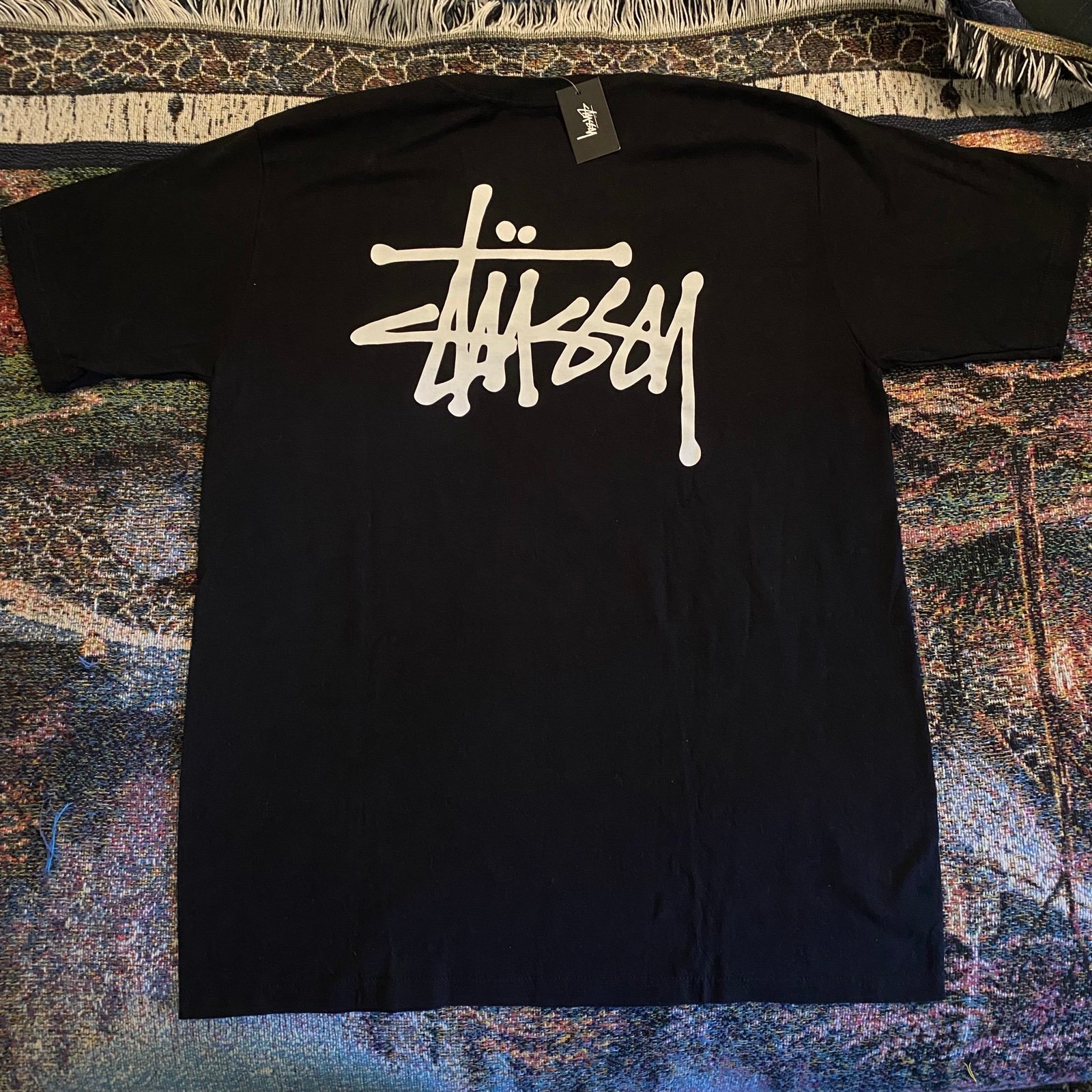 贈り物 Stussy クレイジーパターン L/SL Shirt M Size