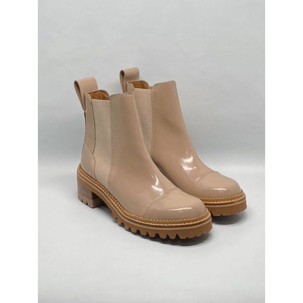 See by Chloe Mallory Leather Chelsea Boots size 38