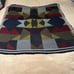 Zara geometric Danish Modern MCM style vibe large size square 53” x 53” versatil