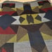 Zara geometric Danish Modern MCM style vibe large size square 53” x 53” versatil