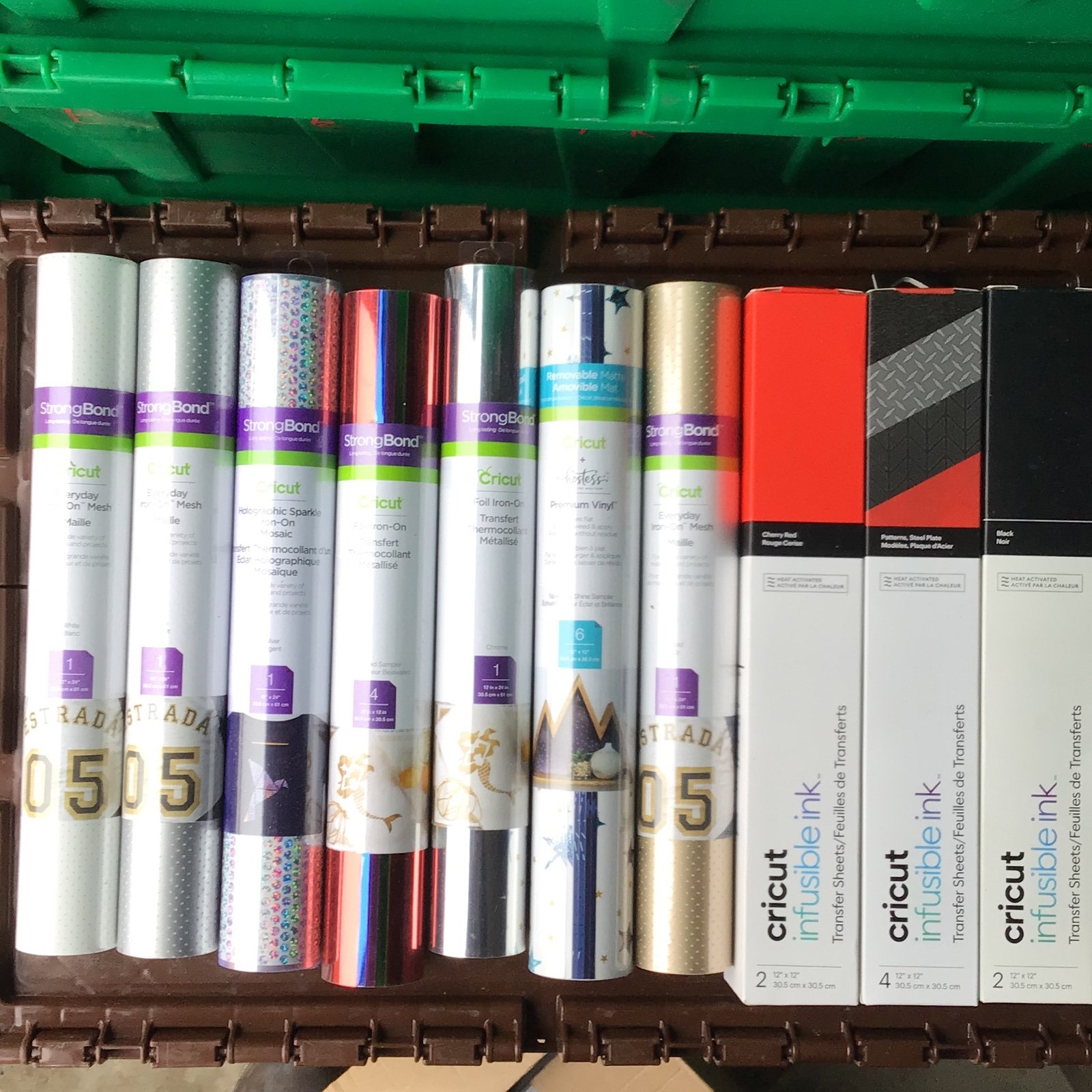 Large Lot Of Cricut Consumables Vinyl Infusible Ink foil Holographic Mesh Large Lot Of Cricut Consumables Vinyl Infusible Ink foil Holographic Mesh