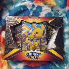 Pokemon TCG Pikachu V Promo Box Collection Shining Fates NEW Games Collectible