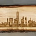Engraved Manhattan Silhouette