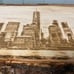 Engraved Manhattan Silhouette
