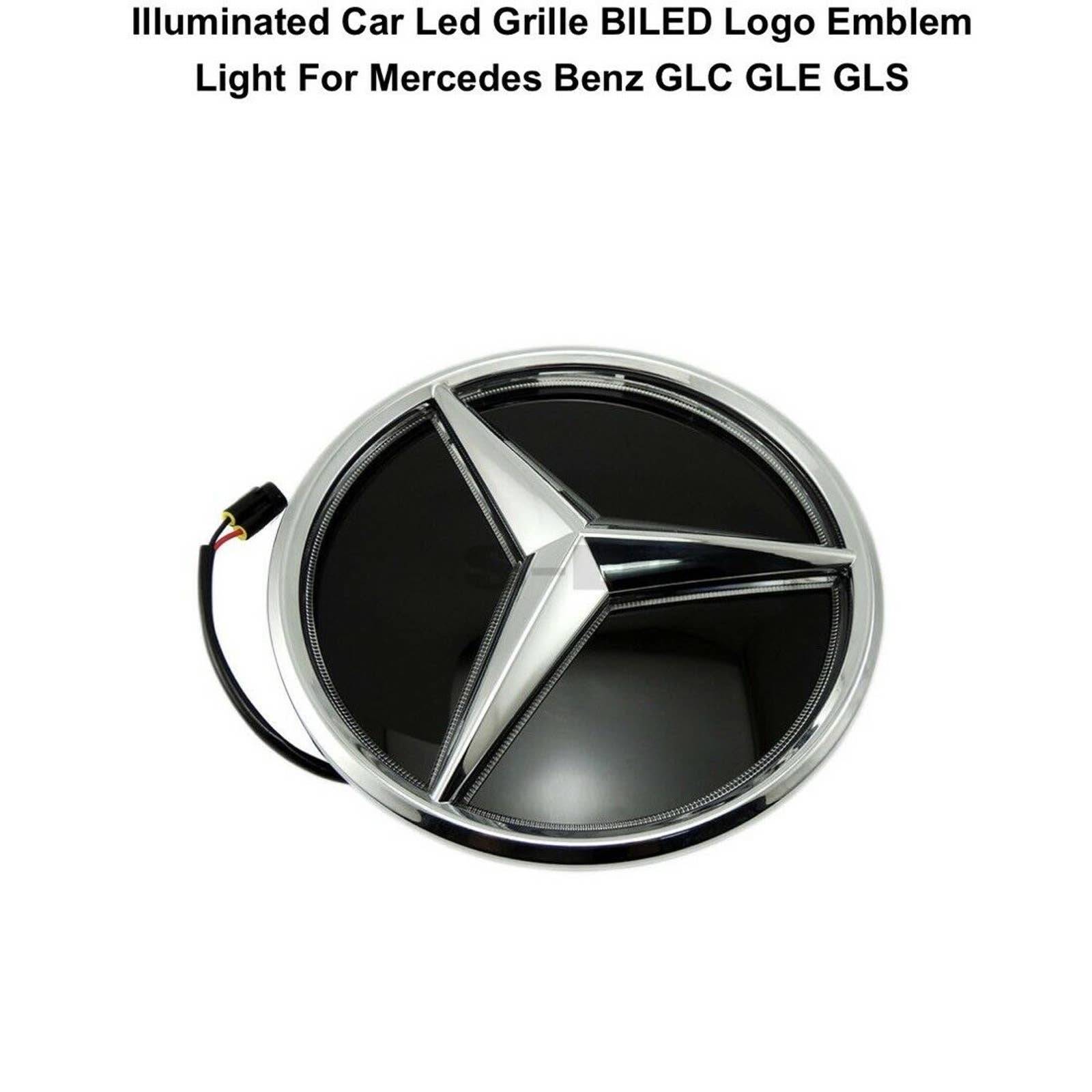Illuminated Car Led Grille BlLED Logo Emblems Light Mercedes Benz GLC GLE GLS