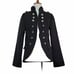 Camisa button accent blazer size M black