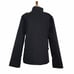 Camisa button accent blazer size M black