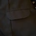 Camisa button accent blazer size M black
