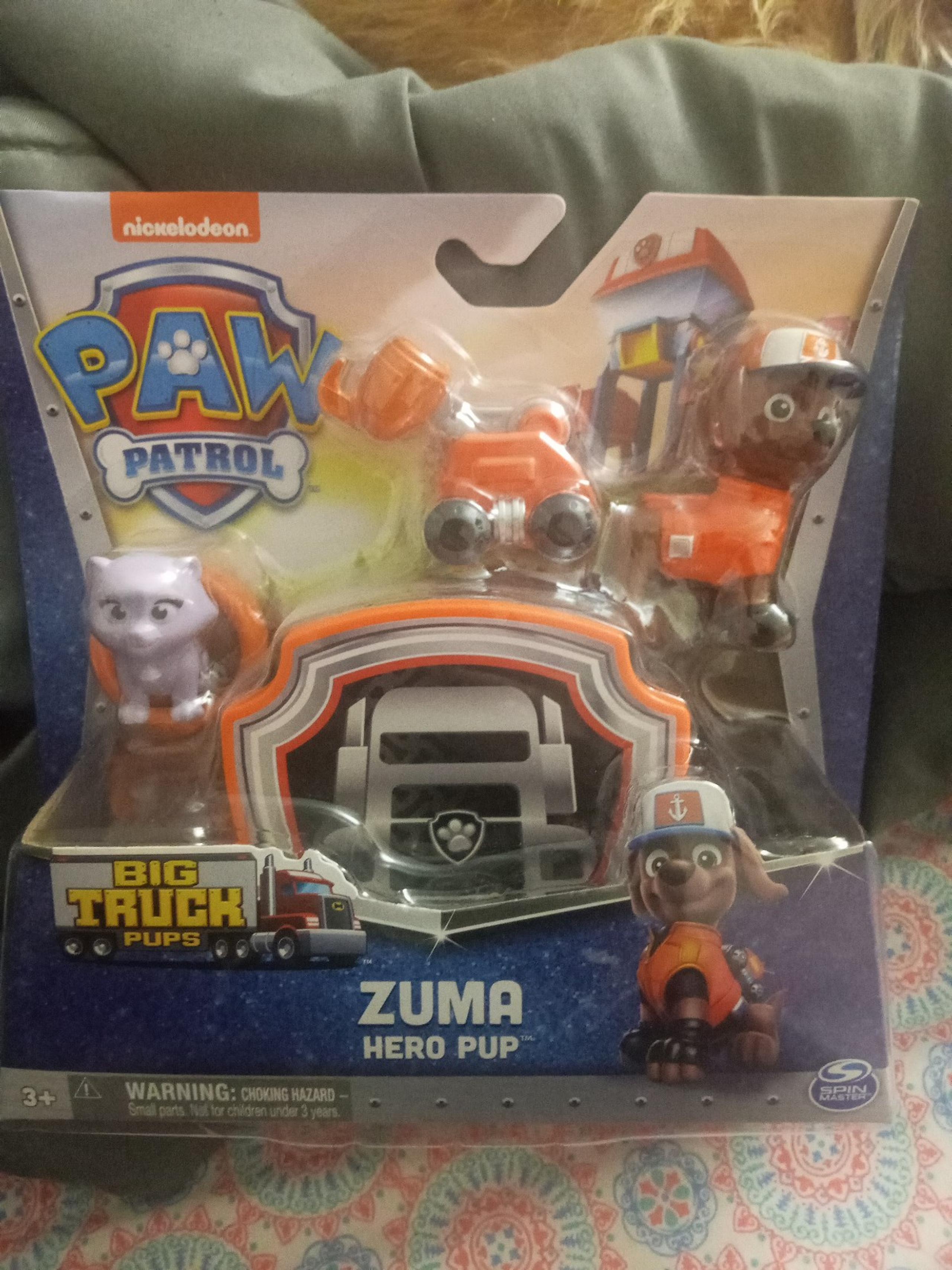 Paw Patrol Zuma Hero Pup Big Truck Pups Action Figure & Vehicle