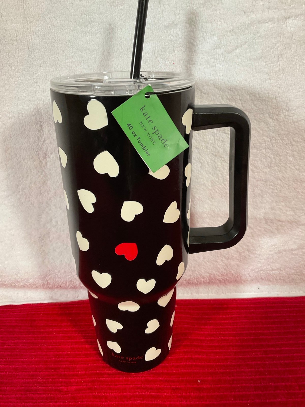 Kate Spade Valentines Tumbler 40 Oz Stainless Steel