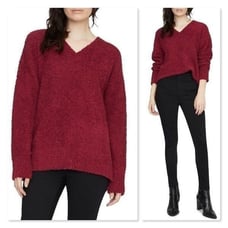 Sanctuary V-Neck Teddy Sweater sz XXL
