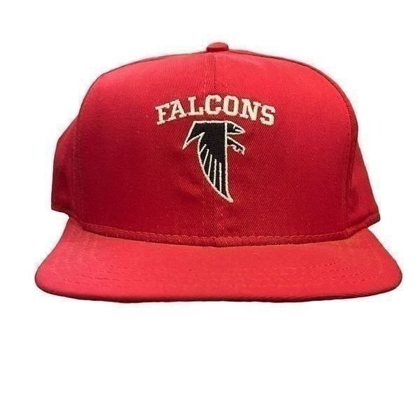Vintage Pro Line Atlanta Falcons Snapback Cap Red NFL Football Hat OSFA