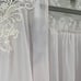 Vintage Jonquil Diane Samandi Womens Size small Sheer Embroidered Bust Robe