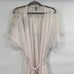 Vintage Jonquil Diane Samandi Womens Size small Sheer Embroidered Bust Robe