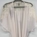 Vintage Jonquil Diane Samandi Womens Size small Sheer Embroidered Bust Robe